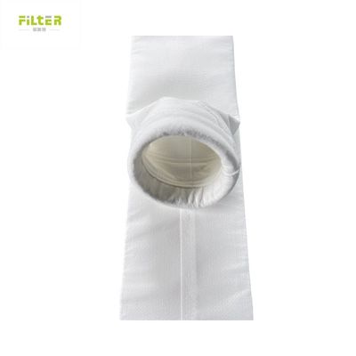 kualitas  450GSM~550GSM Polyester Filter Bag for Dust Collector Pabrik