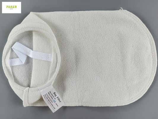 Plastik Ring Las Filter Cairan Tas PP / PE / Nylon Mesh 100 Mikron