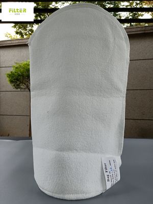 1 - 100 Micron Polyester Liquid Filter Bags dengan Benang Jahit
