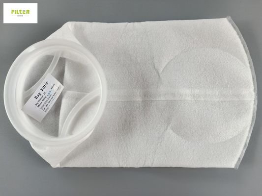 Tas Filter Air PTFE PP 100 Mikron Dengan Cincin Plastik