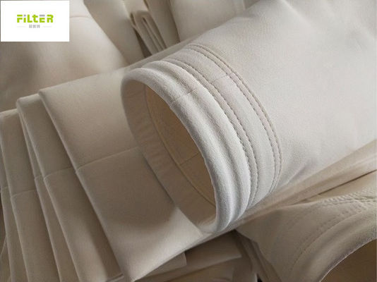 550gm High Density PPS Filter Bag Untuk Industri Pembangkit Listrik Pengumpul debu