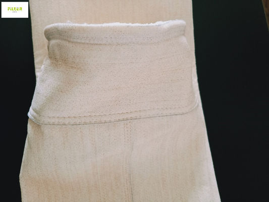 450GSM - 550GSM Nomex Aramid Needle Felt Filter Bag Untuk Industri Semen