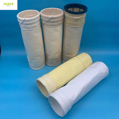 550gm Round Disc Polyester Anti Static Filter Bag Untuk Pabrik Semen