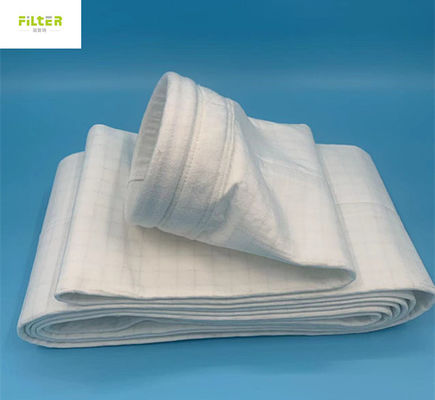 Spun Bonded Polyester Anti Static Filter Bag Untuk Steel Plant