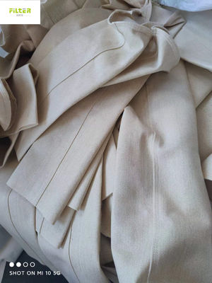 Tas Filter Pengumpul debu Nomex Aramid Polyester PPS P84 PTFE Serat kaca