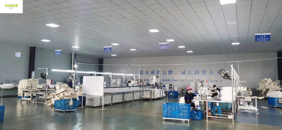 Polyester Nomex PPS PTFE Jarum Felt Filter Non Woven Bag Untuk Peralatan debu