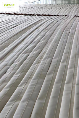 100% PTFE Fiber Baghouse PTFE Filter Bag Untuk Pengolahan Asap