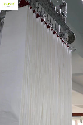 100% PTFE Pengumpul debu Filter Bag Polyester Untuk Pabrik Penghancur Limbah Industri