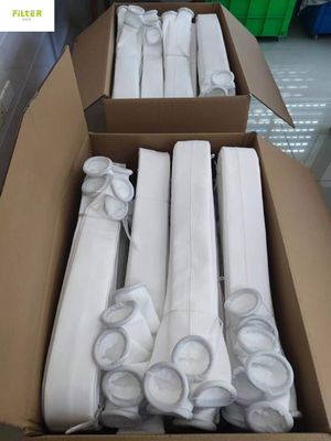 Kantong Filter Polypropylene Diameter Kecil Dia 73X1260mm Untuk Peralatan Filter Kantong