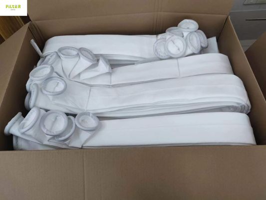 Polypropylene Polyester Acrylic Aramid Flumex PTFE Filter Bag Untuk Pengumpul debu