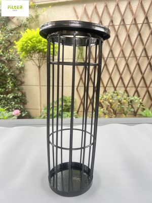 SS304 Steel Wire Filter Bag Cage untuk industri pengumpul debu