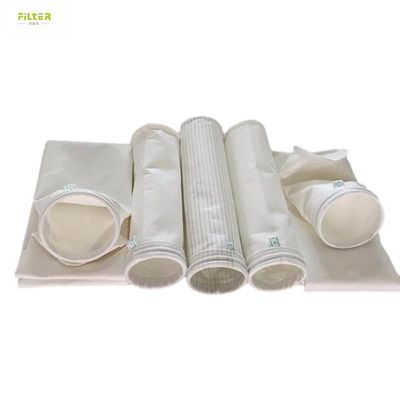Meta Aramid / Nomex Filter Bag Untuk Asphalt Plant Dust Collector Kekuatan tarik tinggi