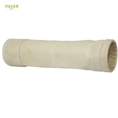 1.8 - 2.8mm Ketebalan Filter Fiberglass Bag Untuk Industri Pengumpul debu