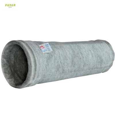 Cement Dust Collector 500gm Polyester Anti Static Filter Bag Tahan Alkali
