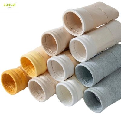 550gm Polyester Filter Bag Untuk Pengumpulan Bubuk Semen Dengan Anti-statis