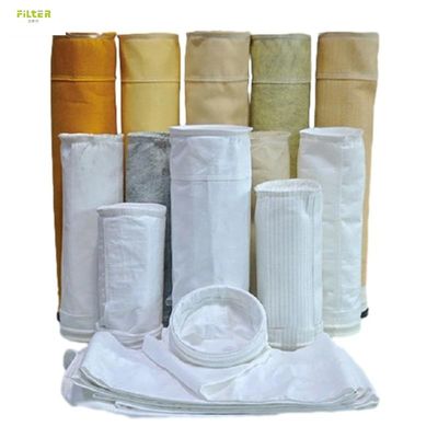 550gm Polyester Filter Bag Untuk Pengumpulan Bubuk Semen Dengan Anti-statis