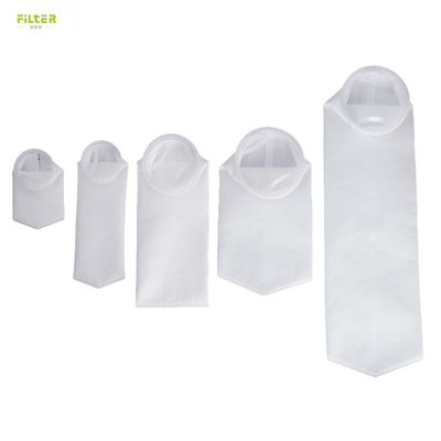 50 Mikron PP PE Nylon PTFE Liquid Filter Bag Untuk Filtrasi Air