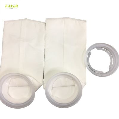 PE / PP / NMO / PTFE Liquid Filter Bags Material Ketahanan suhu tinggi