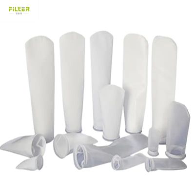 Food Grade 500 Micron Nylon Mesh Liquid Filter Bag Dengan Plastik Ring