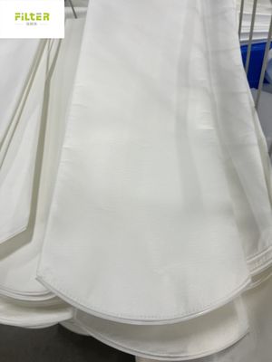 1 5 10 25 50 75 100 150um Polyester Liquid Filter Mesh Bag Dengan Cincin Plastik