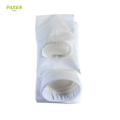 Suhu Normal 450GSM ~ 550GSM Kantong Filter Poliester