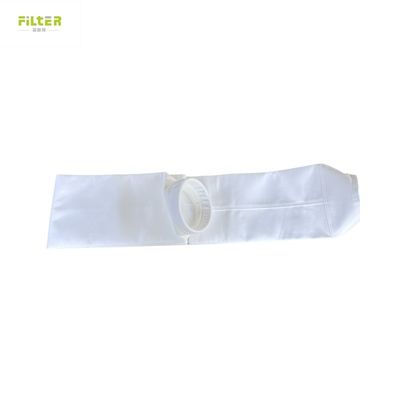 Filter Udara 550GSM Polyester Dengan PTFE Membrane Filter Bag Untuk Steel Plant
