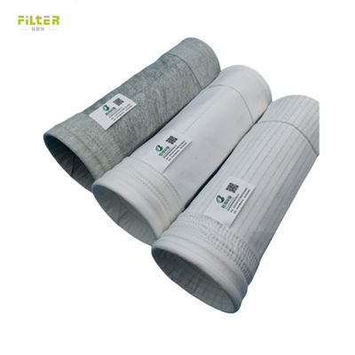 Industrial Dust Collector 550GSM Micron Fiber Polyester Anti-Static Filter Bag
