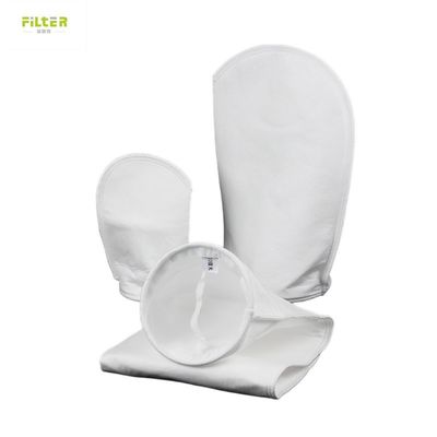 Tas Filter Cairan Bagian Bawah Yang Meleleh Panas Dengan Cincin Plastik Untuk Pemasangan Mudah