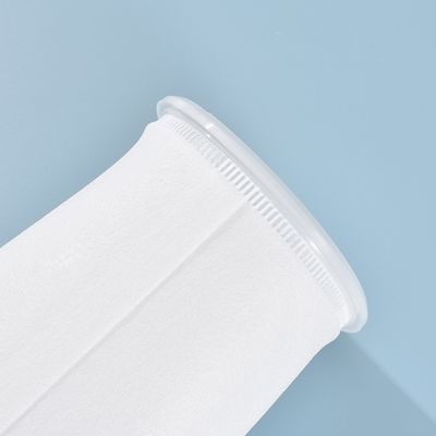 0.5 5 50 100 150 200 250 300 Mikron PP PE Nylon Liquid Filter Bag Dengan Cincin Baja