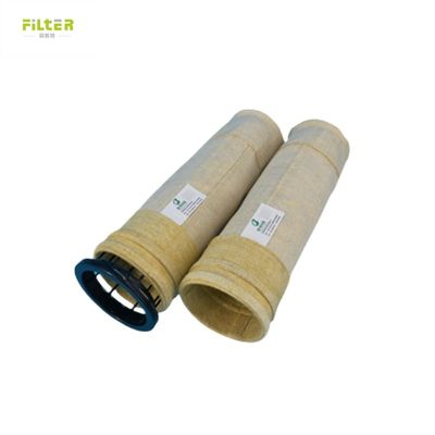 Kantong Filter PTFE Industri P84 Nomex PPS Untuk Pabrik Semen