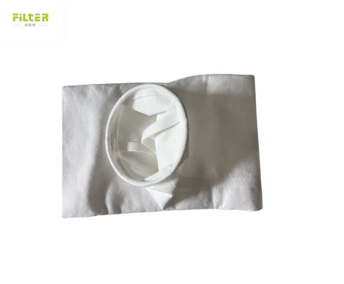 Kantong Filter Polyester Untuk Pengumpulan Bubuk Di Lingkungan Lembab Dan Asam Di Industri Semen Dan Pertambangan Dengan Top SS Snapband