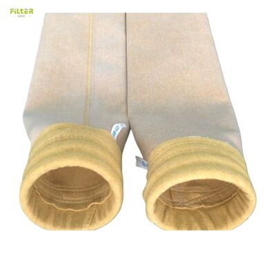 Kantong Filter PTFE PPS P84 Kelas Industri dengan Singeing Calendering dan PTFE Dipping Treatment untuk Filtrasi debu di berbagai pabrik