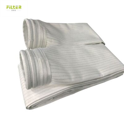 Polyester anti-statis Filter Bags Industrial Dust Collector Bags Cocok untuk Cement Coal Mine Steel Plant Aplikasi