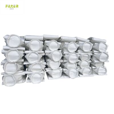 Kantong Filter Felt Industri Polyester Nomex PTFE PPS P84 Serat Kaca untuk Pengumpulan Debu di Pabrik Baja Tambang Batubara Cement dan Industri terkait