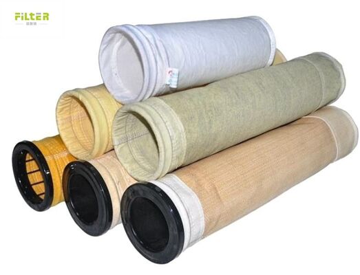 Polyester Aramid Filter Bag dengan Lapisan PTFE untuk Aplikasi Pembakaran Industri Kekuatan tarik tinggi dan ketahanan kimia