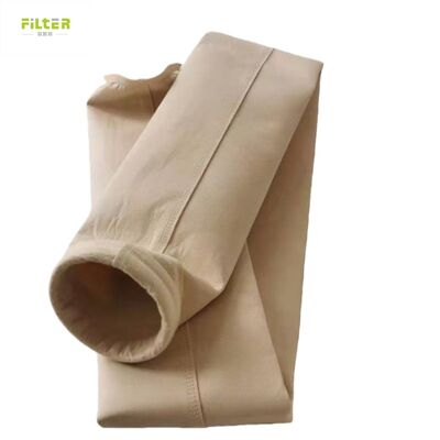 Tas debu Nomex PTFE Fiberglass P84 tahan panas untuk boiler industri