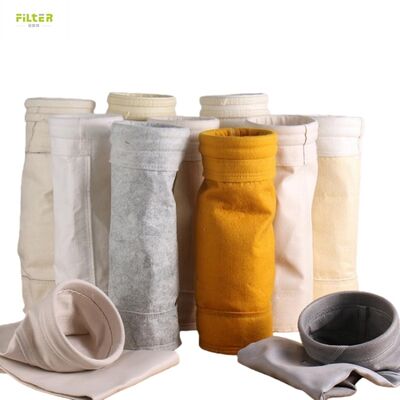 Tas debu Nomex PTFE Fiberglass P84 tahan panas untuk boiler industri