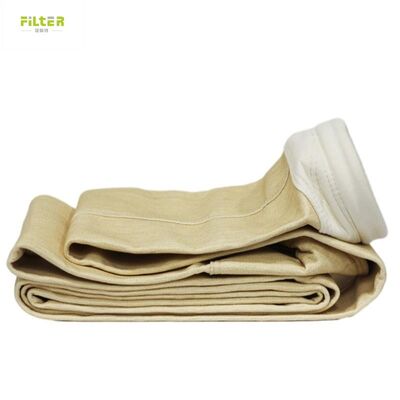 P84 Aramid Polyester PPS PTFE Filter Bag untuk Pabrik Baja