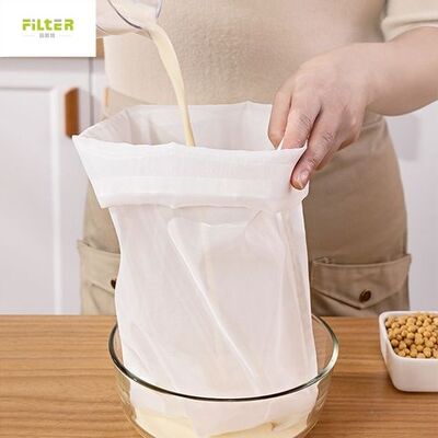 Kantong Filter Susu kedelai dengan mesh halus yang dapat digunakan kembali