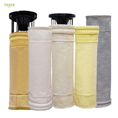 Kantong Filter Polyester Industri dengan Filter yang Disumbat Jarum dan Bagian Bawah yang Diperkuat untuk Kinerja dalam Sistem Pengumpulan Debu