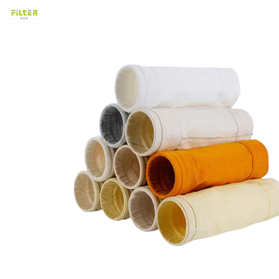 Tas Filter Aramid Industri Dilengkapi Jarum Punched Felt dan Bagian Bawah yang Diperkuat untuk Meningkatkan Efisiensi Pengumpulan Debu