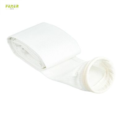 Tas Filter Felt tahan lama Filter Polyester dengan dasar diperkuat untuk pengumpulan debu industri dan sistem filtrasi