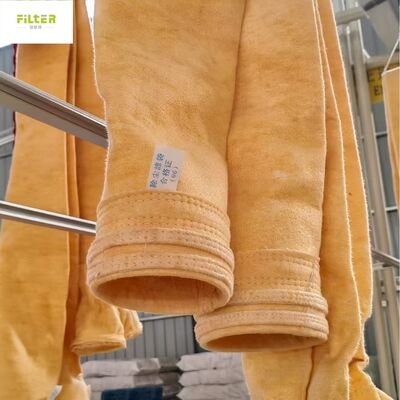 Tas Filter P84 yang dapat disesuaikan yang diproduksi dengan kain Filter P84 GSM 550 untuk berbagai sistem pengumpulan debu industri