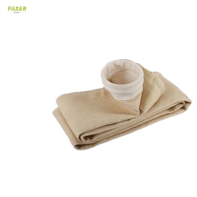 Tas Filter P84 yang dapat disesuaikan yang diproduksi dengan kain Filter P84 GSM 550 untuk berbagai sistem pengumpulan debu industri