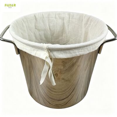 Kantong Filter Nilon Food Grade, Kantong Saringan Jaring Halus yang Dapat Digunakan Kembali untuk Susu Kedelai, Susu Kacang