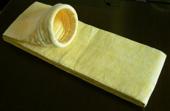 Anti - asam FMS Filter Fiberglass Bag 800GSM 1000mm ~ 8000mm Panjang