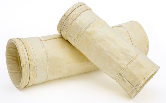 PTFE Membrane Fiberglass Filter Bag / 800GSM Jarum Filter Bag