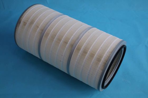 Kartrid Filter Debu Polyester Efisiensi Tinggi Ketahanan Abrasi yang Baik