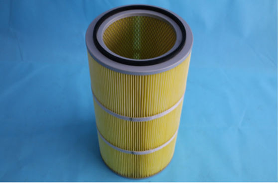 Oil Water Repellent Dust Filter Cartridge Tidak lengket Dimensi yang disesuaikan