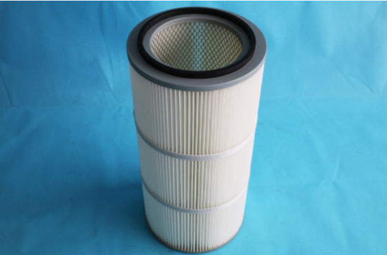 Kartrid Filter Debu Polyester Profesional Dengan Membran PTFE Mudah Dipasang